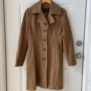 Nine West wool camel pea coat
